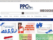 Tablet Screenshot of paintandpowderstore.com